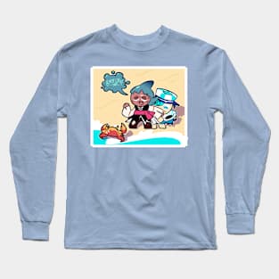 Cookie Run Sorbet Shark Long Sleeve T-Shirt